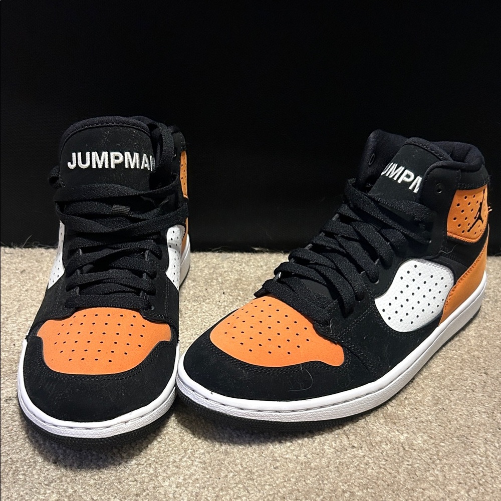 Jump Black and Orange High-Tops
